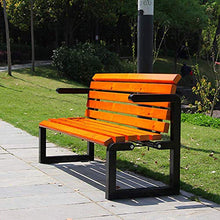 LXLH Panca da Giardino Sedia da Giardino panchina per Il Tempo Libero, Sedia da Esterno in Legno massello Impermeabile e anticorrosivo, panchine Decorative per Giardini terrazzati Domestici, con