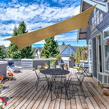 Tvird Tende da Sole per Esterno, Vela Ombreggiante,Tenda a Vela Rettangolare 3 x 3 Metri, Protezione Raggi UV Vela Tenda, Impermeabile e Resistente, Tenda a Vela per Giardino Balcone Terrazza (3X3M)