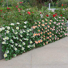 ALEOHALTER - Recinzione artificiale per piante da giardino, con fiori artificiali espandibili, protezione dai raggi UV, per balconi, cortili, finestre