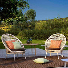 N/Z Attrezzature quotidiane Patio Portico Set di mobili Tavoli e sedie da Esterno Terrazza Cortile Giardino Tessitura Divano in Rattan Combinazione di mobili Abito a Tre Pezzi per Esterni