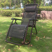 YYAI-HHJU Reclinabile Portatile per Esterni Zero Gravity per La Pesca in Campeggio Pieghevole con Cuscino Rimovibile per Portico da Giardino Esterno