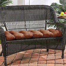 Gwendolyn Poltrone Salotto Panchina del Rilievo Bench Comodo Cuscino 100 x 50 cm 2/3 posti Cotone Banco del Schienal Pad for Schienal Patio Prato banco o Swing Basso Spalline Lettino