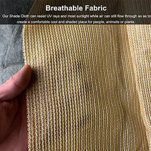 Telo Ombreggiante Beige Telo Parasole Sail, Rettangolo Grande Rete Solare per Balcone/Pergolato/Piante, Yard Patio Schermo per la Privacy del Recinto del Parabrezza (Size : 5mx8m)