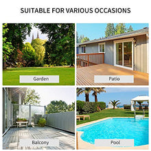 Outsunny Salotto da Giardino, Divano da Giardino, Set Mobili da Esterno con Poltrona da Giardino, Bianco e Blu