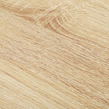 HOMCOM Cassettiera con 2 Cassetti Motivo a Onde Stile Vintage Design Scandinavo Combinazione di MDF e di Pannello Truciolare 48x39.5x60cm