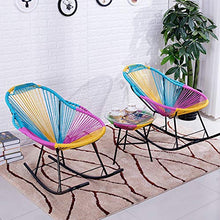 HongTeng Divani Rainbow Color Lazy Sofa Rattan Sedia Camera da Letto Soggiorno Balcone Confortevole Moda Seduta Sgabello Grande Tromba