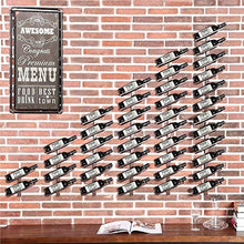L.TSN Portabottiglie da Appendere in Ferro Bar semplici Salotti Hotel Ristoranti Decorazione Scaffale (Dimensioni: 100 cm)