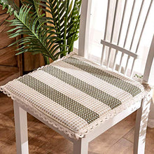 XHNXHN Cuscini per sedie Quadrati Traspiranti, Cuscini per sedili in Pizzo Sgabello da Esterno per Interni Cuscini per sedie da Pranzo Antiscivolo Imbottiti universali Greena 30x30cm (12x12In)