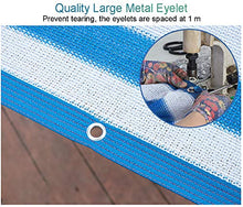 Telo Ombreggiante, Pannello dello Schermo for la Privacy in Tessuto Parasole con Bordo a Sei Punti e passacavi: for Esterni, Patio, Tende da Sole, Copertura for finestre, pergola o Gazebo