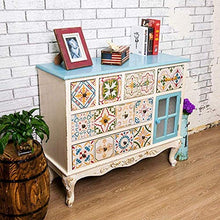 Armadietto laterale con accento da cucina, cassettiera, cassettiera, credenza vintage
