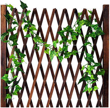 YUXO Artificiale Siepe Finta Foglia Edera 2.1M Viti Decorative Artificiali Foglie di edera Ghirlanda di Vite Foglie finte Articoli Decorativi per Feste Nuziali Antivento Privacy