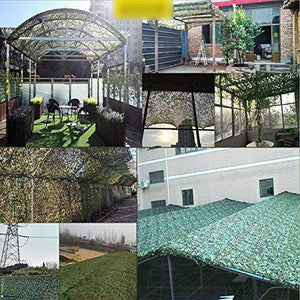 AWCPP Netting Camo Netting Shading Net Camo Netting | Oxford Text Shaducing Net | per la Caccia, la Decorazione, la Tonalità Del Sole, la Festa a Tema, il Campeio, la Cieca, All'Aperto,a,7 × 8M.