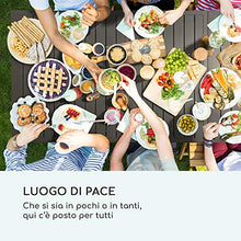blumfeldt Toledo - Tavolo da Giardino, Allungabile, Materiali: Alluminio, Rivestito a Polveri, Superficie Max.: 213 x 90 cm, Fino a 8 Persone, Resistente alle Intemperie, Facile da Montare, Antracite