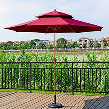 SHANCL Ombrellone Outdoor Ombrellone Tavolo Mercato Ombrello Resistente alle intemperie di Copertura, Portatile Offset Ombrellone for Piscina, Deck (Color : Winred)