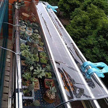 Teloni resistenti impermeabili trasparenti,copertura in tela cerata in PVC da 20 mil,coperture impermeabili spesse,multiuso copertura anti-strappo resistente ai raggi UV tenda da giardino per esterni