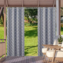 Tenda impermeabile oscurante per esterni, con stampa esterna, tenda da giardino e cortile, tenda da sole per porte scorrevoli, 2 pannelli