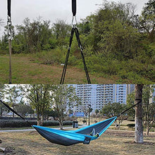 MuZhuo - Cinghie per amaca, 1 paio di cinghie di sospensione, protezione per albero, per altalena, amaca e campeggio, in nylon impermeabile, 150 cm x 5 cm, carico massimo 500 kg, colore: nero