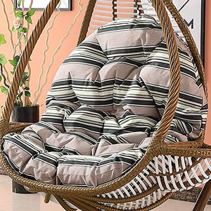 YAYONG Cuscino Sedile Altalena Nest Spesso Impermeabile Lavabile Appeso Uovo Amaca Sedia Cuscini Striscia (Solo Cuscino)