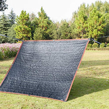 XIAOXIAO Rete ombreggiata Parasole Net-95% Parasole Panno Nero Nero Grande Tessuto Resistente Ai Raggi UV in Tela Cerata per Piante da Serra Multi Formato (Size : 5x5m)