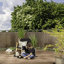 Windhager – Telone per Balcone Protezione dalla Vista Tappetino Aeris Protezione dagli Insetti, 0,9 x 5 m, Wengè, Marrone