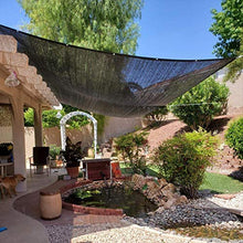 LYQCZ Rete Telo Ombreggiante Frangisole Frangivista Frangivento Tessuto Ombra Oscurante al 75%, per Coperta/Pergola/Gazebo/Patio, Rinforzo di Bordi E Angoli(3x3m/9.84x9.84ft)