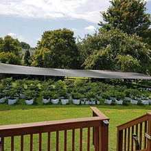 MLL Tenda da Giardino a Vela, Parasole in Tessuto Nero a Rete Telo in Tessuto Parasole Lavorato a Maglia per Veranda Copertura per Piante Finestra del Soggiorno