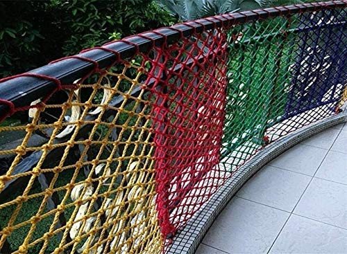 WEIFAN Rete di Sicurezza Corda di Canapa - Corda di Canapa Intrecciata a Mano Rete Anti-Caduta Amaca per Asilo Dimensioni Personalizzabili Rete di Sicurezza per Parco Giochi
