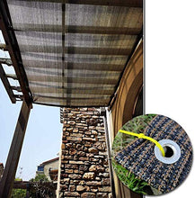 Vele parasole LQ dello Schermo for Balcone Patio Outdoor Sun Shades - Permeabile Durevole Cacao Rettangolare - for Yard Garden Outdoor Struttura e attività - Canopy Tenda (Size : W 90 x L 360-cm)