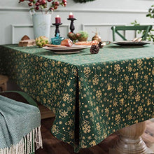 HCYSNG Tablecloth Addensare Tavolo da Giardino Impermeabile e a Prova di Olio (Color : Green, Size : 39x55'')
