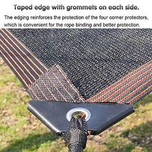 Vele parasole Vela Netta Rettangolare Nera, Tende Da Esterno In Tessuto Antivento E Anti-UV con Passacavi per La Protezione Della Copertura Della Piscina Del Prato Del Patio Giardino ( Size : 2×6m )