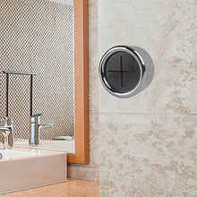 4 portasciugamani Premium in un set per bagno, cucina e casa in acciaio inossidabile - portasciugamani - gancio per asciugamani - rotondo - cromato - autoadesivo senza perforazione