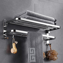 Bagno porta asciugamani acciaio inossidabile portasciugamani 304 servizi igienici mensola accessori per il bagno pugno libero hotel 50cm