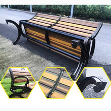 Sedia da giardino panchina da giardino, Panca da giardino in plastica da giardino con schienale da giardino, Posti a sedere da giardino per 2 persone su terrazza con prato, sedie da veranda
