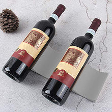 Portabottiglie per Vino in Stile Europeo, 2 Pezzi Portabottiglie in Plastica, Organizzatore di Portabottiglie per Cucina, Frigorifero, Ristorante, Bar, Vino, Bevande (Grigio)