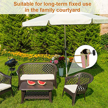 GIKPAL Punta Ombrellone da Spiaggia, Picchetto Ombrellone in Metallo Antivento per Giardino Spiaggia Balcone, Porta Ombrellone per Palo da 20-35 mm