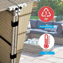 Fltaheroo 8PZ Clip per Mobili da Esterno per Divano Componibile per Patio, Clip per Sedie in Vimini Clip per Mobili da Giardino Connect 6Cm