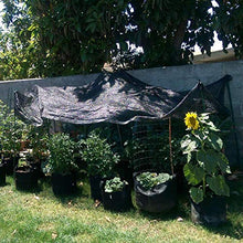 MLL Tenda da Giardino a Vela, Parasole in Tessuto Nero a Rete Telo in Tessuto Parasole Lavorato a Maglia per Veranda Copertura per Piante Finestra del Soggiorno