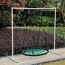 LFLDZ Seggiolino oscillante per Bambini per Bambini, con Corde Regolabili a Mano Corda a Mano Swing Sedile, Ottimo per Albero del Parco Giochi al Coperto