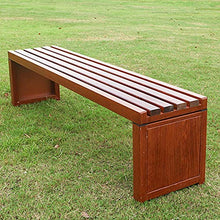 GaoF Panchina da Giardino in Legno massello Panchina da Giardino per Il Tempo Libero, panchine da Cortile Resistenti alle intemperie, panchine Decorative 2-4 posti per portici e