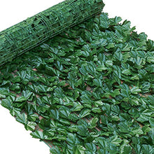 ZOUD - Schermo per recinzione di edera artificiale, 70 x 50 cm, estensibile con foglie di vite, decorazione per casa, giardino, cortile, esterno