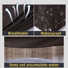 Vele parasole LQ dello Schermo for Balcone Patio Outdoor Sun Shades - Permeabile Durevole Cacao Rettangolare - for Yard Garden Outdoor Struttura e attività - Canopy Tenda (Size : W 90 x L 360-cm)