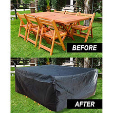 FHKBB Coperture per mobili da Giardino Antivento 315x160x74cm, Coperture per mobili da Esterno per Esterni, Antipioggia e Neve, Protezione UV Coperture per mobili da Esterno Coperture PE