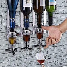 Bar Butler Distributore di bevande Portabottiglie per vino Portabottiglie da bar Distributore di vino a parete Dispenser per cocktail a 4 teste