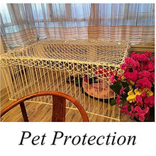 Rete Protettiva,Rete a Fune Rete Di Balcone Giardino Storage Luggage Cargo Corda Net Nylon Net Gattier,per Ringhiera Scale Proteggere Recinzioni Piante Recinto Trellis Party Foto Appeso,3" 5/16"