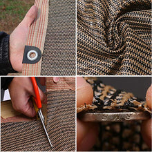 GZHENH Rete Parasole,Balcone Terrazza Rete Ombreggiante Protezione Solare Crittografia Traspirante Telo Ombreggiante da Giardino può Sopportare 50 kg, 31 Dimensioni (Color : Brown, Size : 2x1m)