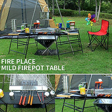 LIfav Tavolo da Barbecue da Esterno, Rimovibile E Facile da Trasportare Tavolo Pieghevole Multifunzionale da Campeggio Tavolo da Barbecue A Guida Automatica, per Cucinare Zaino da Viaggio