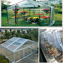 SHIJINHAO Tarpaulin Impermeabile Stanza di Sole Resistenti Resistenti A Prova di Pioggia Trasparente Nessuna Perdita d'Acqua Metallo Foro in PVC PVC Glass Molle, 15 Taglie