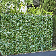 YUXO Artificiale Siepe Finta Foglia Edera Recinzione Artificiale per paravento per Esterni con edera Decorativa da Parete, Incluso Giardino con Cerniera o recinzioni a terrazze Antivento Privacy