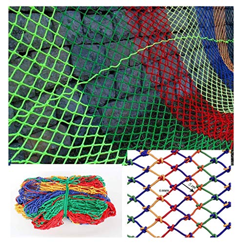 Rete anticaduta Decorativo Rete Di Sicurezza For Bambini Rete Di Nylon Corda Balcone Rete Di Sicurezza Netto Ostacolo Rete Scale Anti-caduta Parco Giochi For Bambini Giardino Recinzione Altalena Amaca