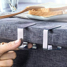 ZIMAIC Tovaglia Clip in Acciaio, Gadget Molla Fermatovaglia,Tovaglia Clip in Acciaio Inossidabile, Argento, per Outdoor Picnic Party , 10 unità